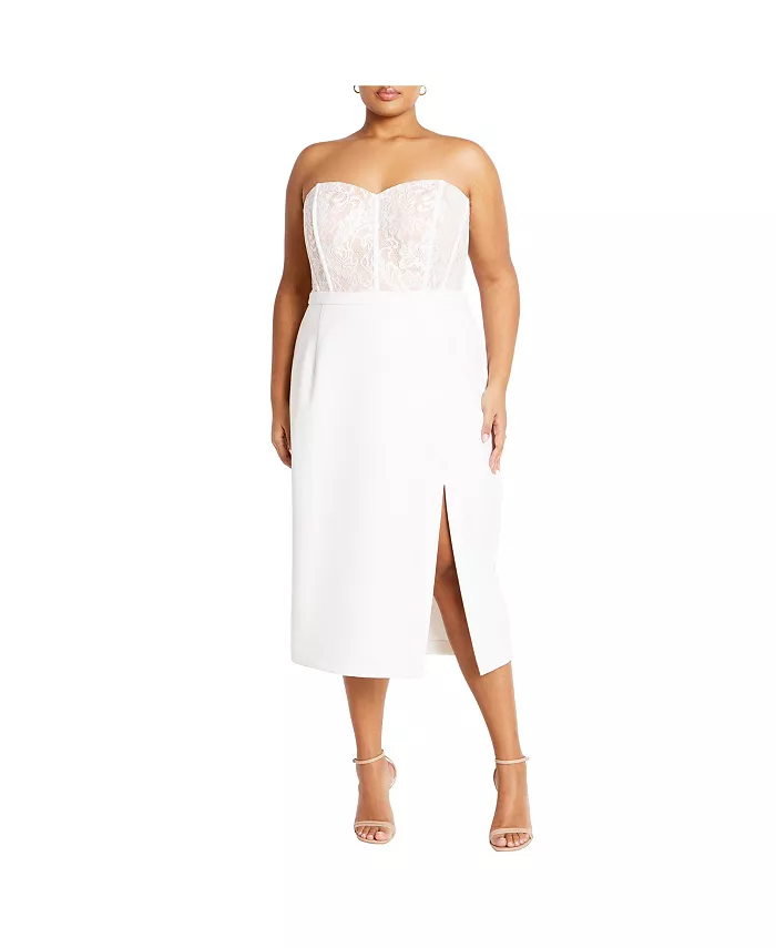 Идеальное платье для свиданий больших размеров CITY CHIC, слоновая кость/кремовый
Идеальное платье для свиданий больших размеров CITY CHIC, слоновая кость/кремовый