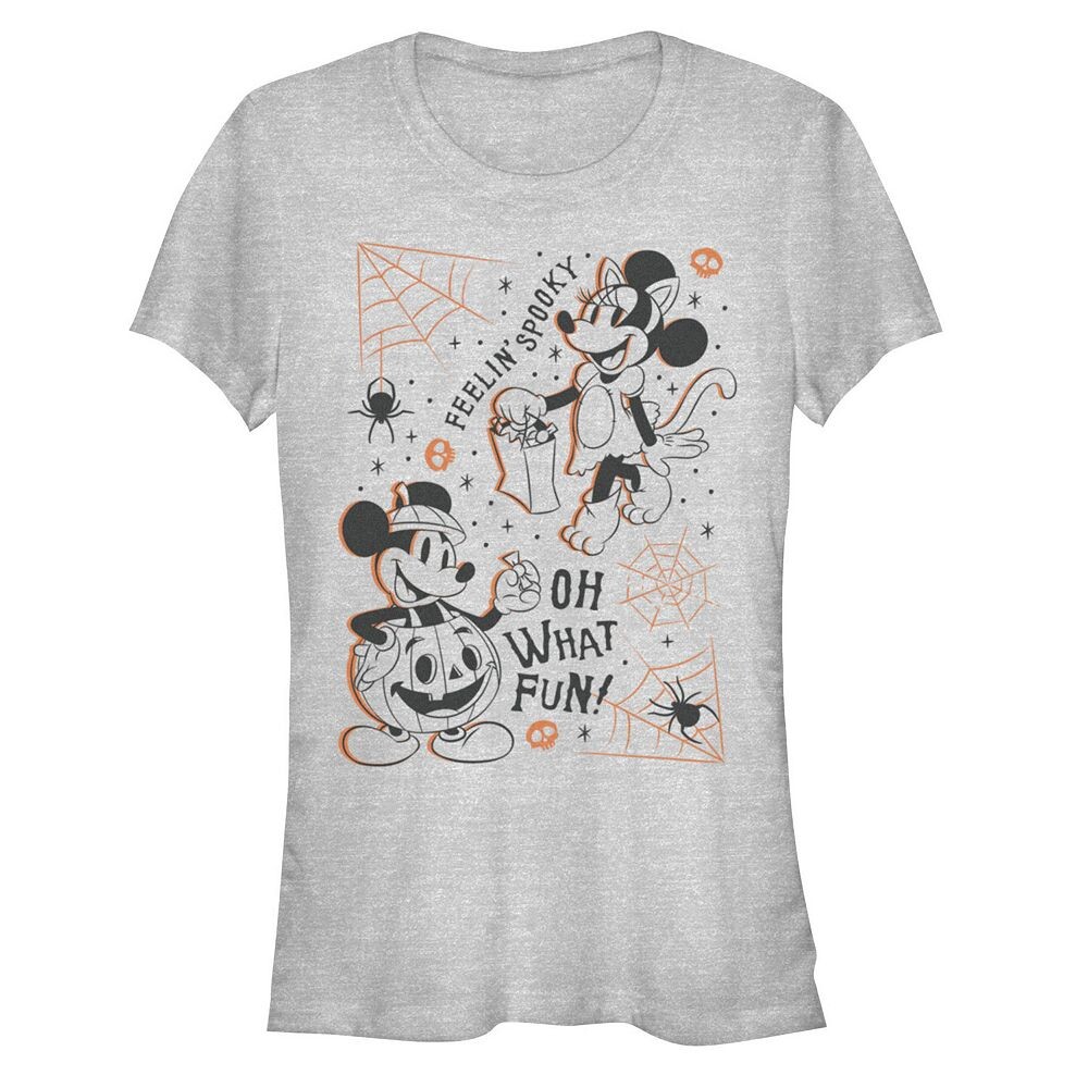 Футболка Disney's Mickey Mouse с рисунком Микки и Минни для юниоров Feelin' Spooky, цвет Athletic Heather
Футболка Disney's Mickey Mouse с рисунком Микки и Минни для юниоров Feelin' Spooky, цвет Athletic Heather