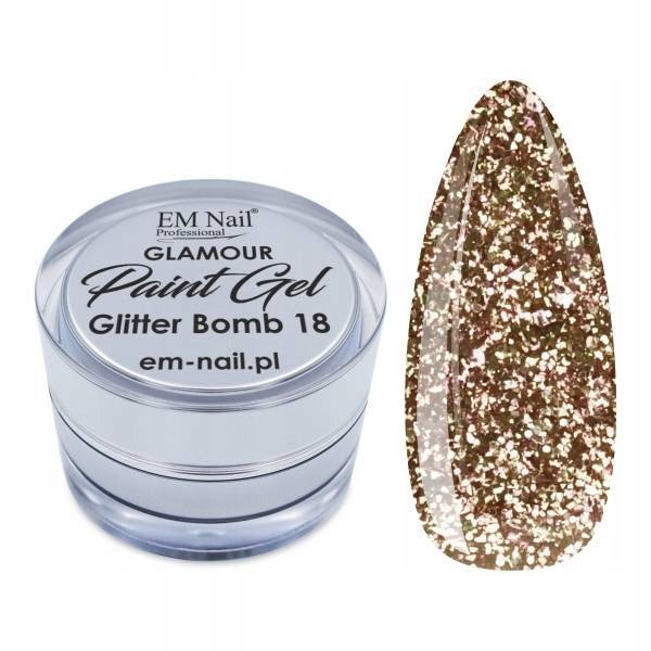 EM Nail Paint Glitter Bomb Gel
EM Nail Paint Glitter Bomb Gel