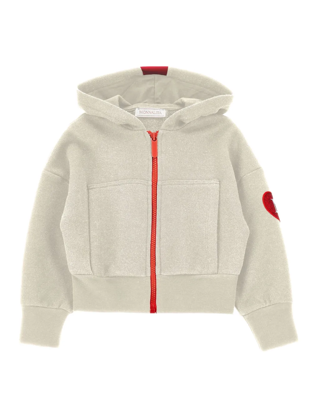 Худи на молнии Monnalisa, белый
Худи на молнии Monnalisa, белый