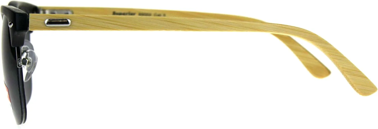 Солнцезащитные очки с заушниками из натурального бамбукового дерева, квадратной оправой и роговым каркасом, дизайнерский стиль PASTL, Matte Black (Black)
Солнцезащитные очки с заушниками из натурального бамбукового дерева, квадратной оправой и роговым каркасом, дизайнерский стиль PASTL, Matte Black (Black)