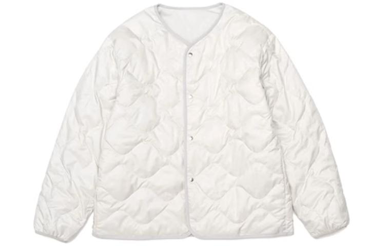 Nanamica Двусторонняя пуховая кардиган, Ecru 
Nanamica Двусторонняя пуховая кардиган, Ecru