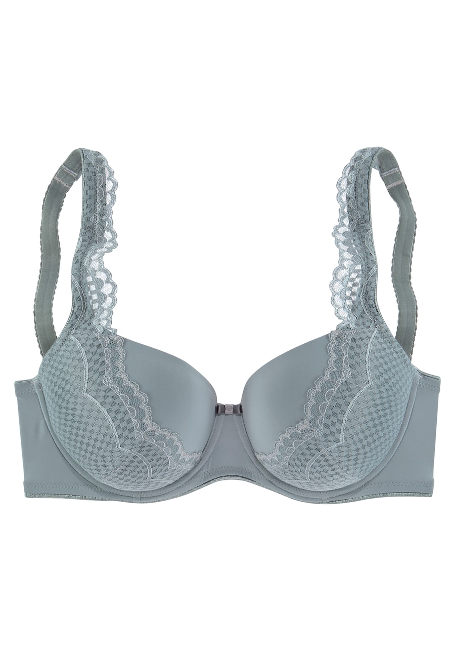 Бюстгальтер-минимайзер LASCANA, пыльно-синий
Бюстгальтер-минимайзер LASCANA, пыльно-синий