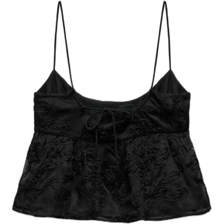 ZARA Женская майка черного цвета
ZARA Женская майка черного цвета