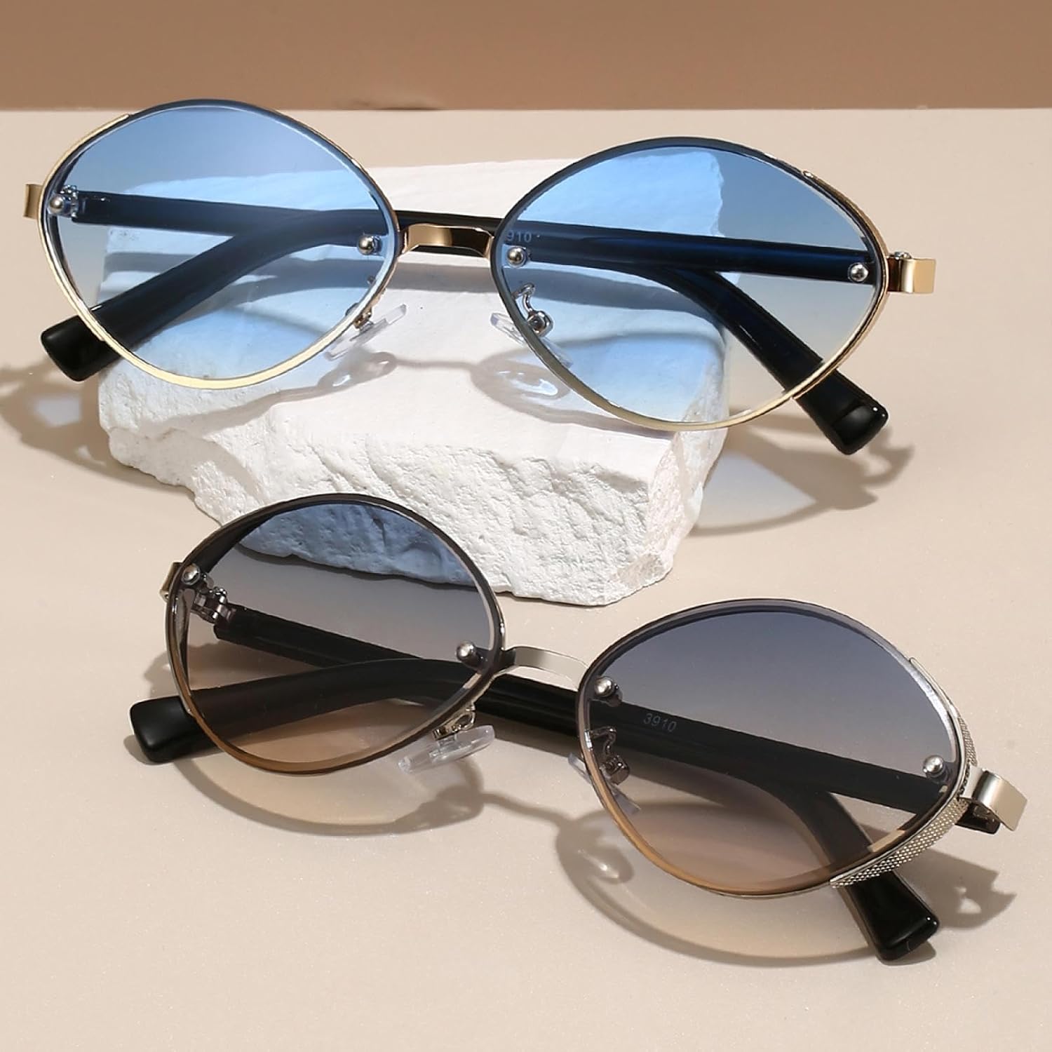 Солнцезащитные очки с защитой от УФ-излучения UV400 | Мужские очки с градиентной металлической оправой | Линзы конфетных цветов для занятий спортом на открытом воздухе и вождения DSVIGF, Gold Grey Pink
Солнцезащитные очки с защитой от УФ-излучения UV400 | Мужские очки с градиентной металлической оправой | Линзы конфетных цветов для занятий спортом на открытом воздухе и вождения DSVIGF, Gold Grey Pink