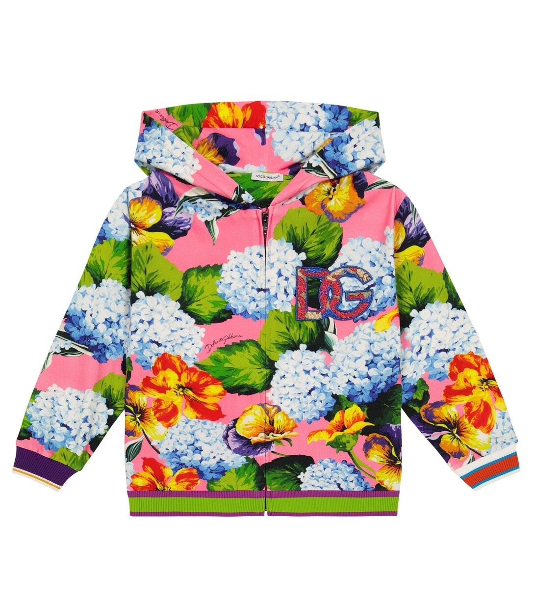 Худи на молнии из смесового хлопка с цветочным принтом Dolce&Gabbana, разноцветный
Худи на молнии из смесового хлопка с цветочным принтом Dolce&Gabbana, разноцветный