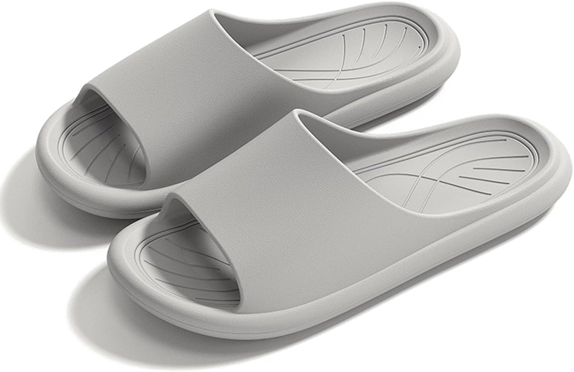 Домашние тапочки для женщин и мужчин, тапочки для ванной, противоскользящие домашние туфли, шлепанцы для душа, тапочки для бассейна и пляжа Auxdiq, серый
Домашние тапочки для женщин и мужчин, тапочки для ванной, противоскользящие домашние туфли, шлепанцы для душа, тапочки для бассейна и пляжа Auxdiq, серый