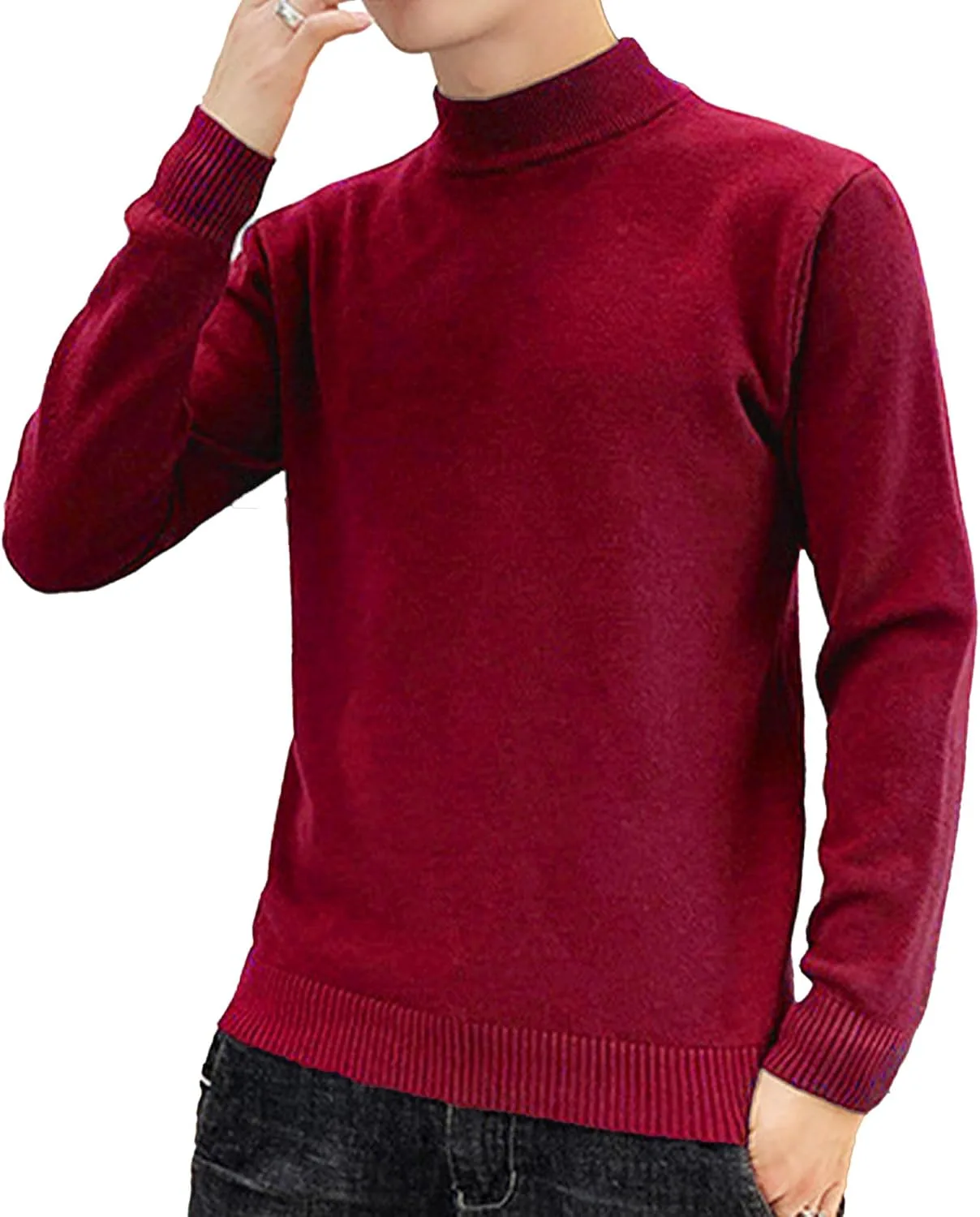 Мужской свитер Slim Fit с длинным рукавом и воротником-гольф DGHM-JLMY
Мужской свитер Slim Fit с длинным рукавом и воротником-гольф DGHM-JLMY