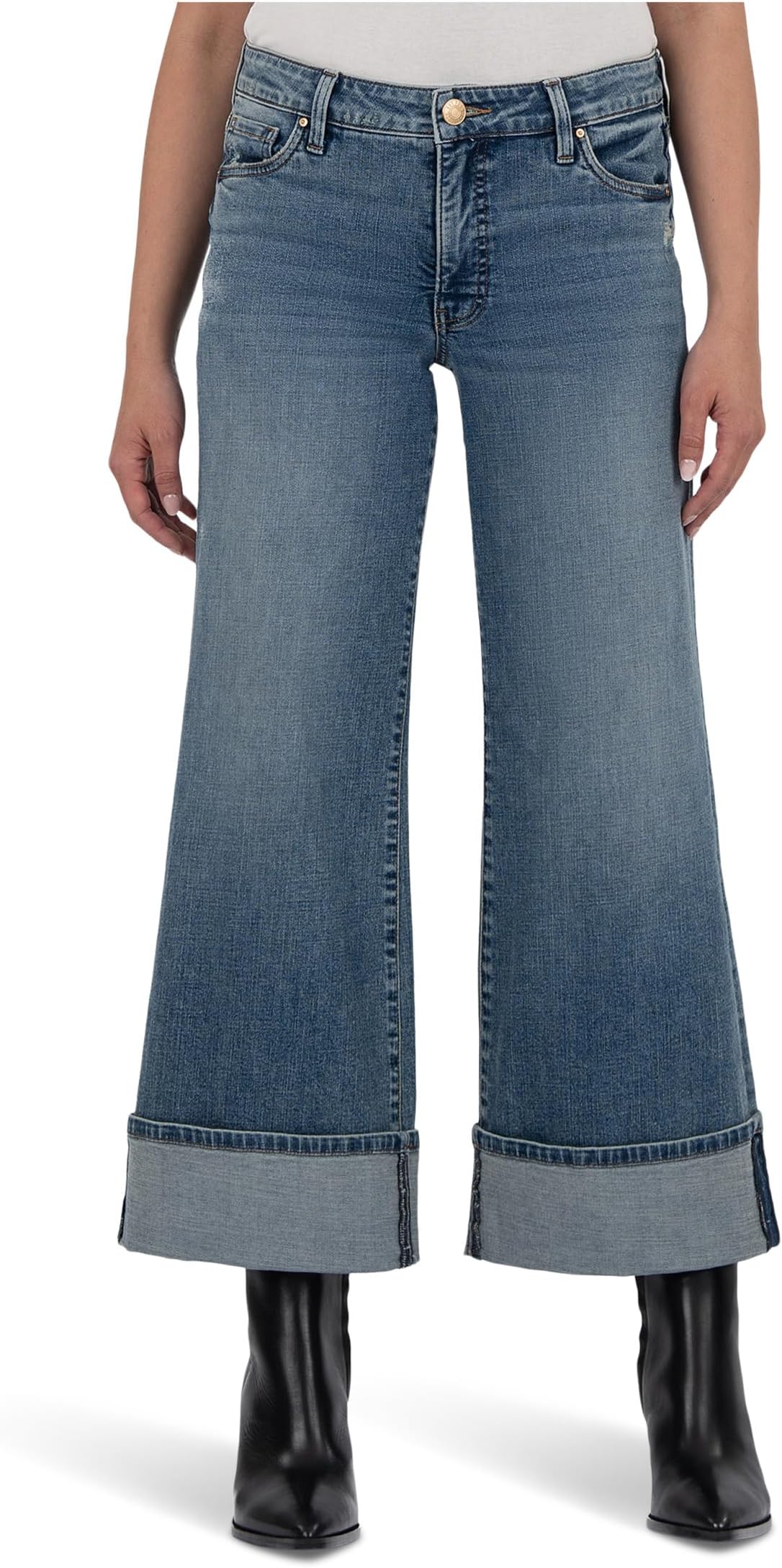 Джинсы KUT from the Kloth Meg High Rise Fab Ab Wide Legs Roll Up Regular Hem, Incontrovertible
Джинсы KUT from the Kloth Meg High Rise Fab Ab Wide Legs Roll Up Regular Hem, Incontrovertible