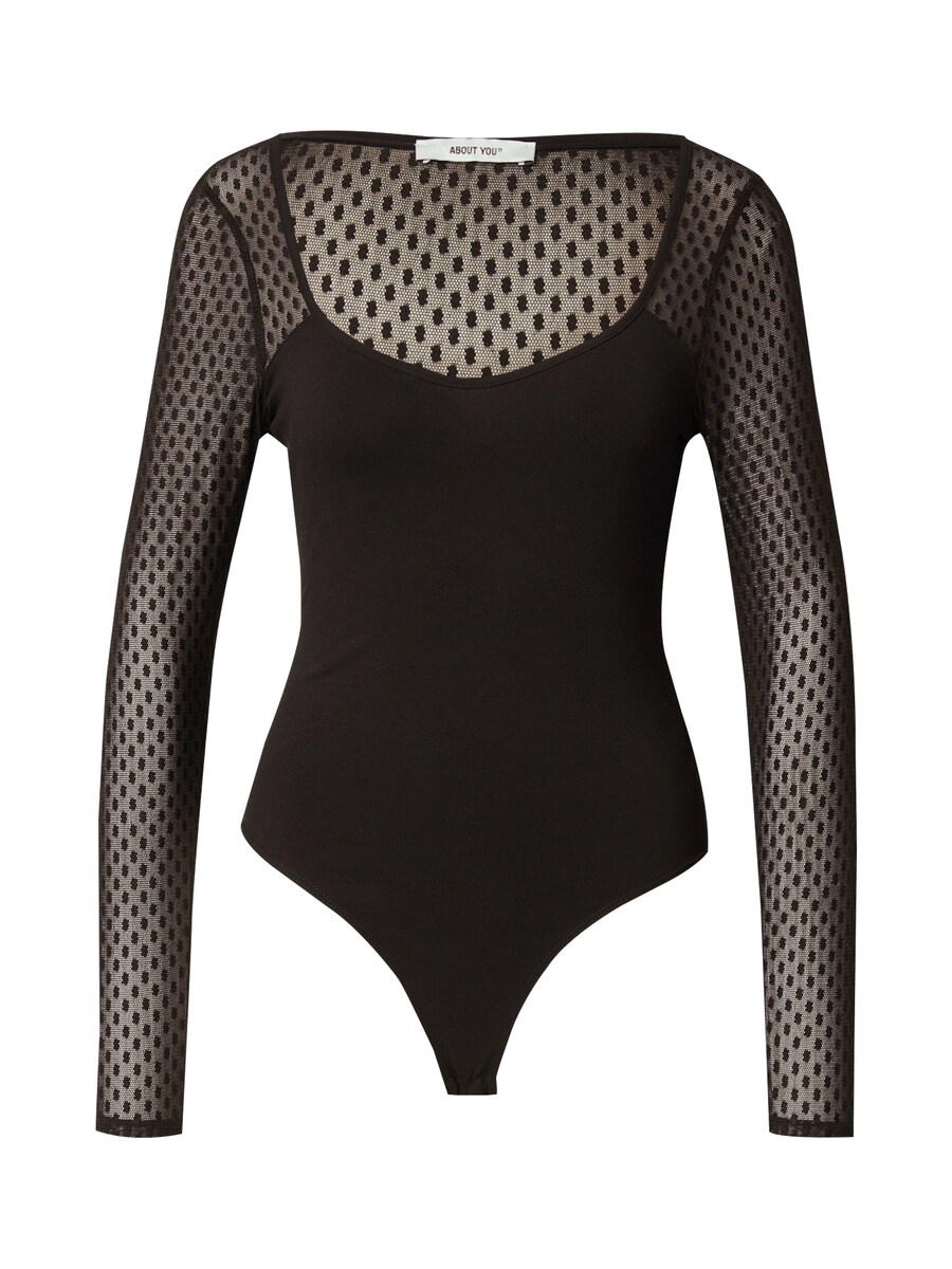 Рубашка-боди ABOUT YOU Peyton, черный
Рубашка-боди ABOUT YOU Peyton, черный