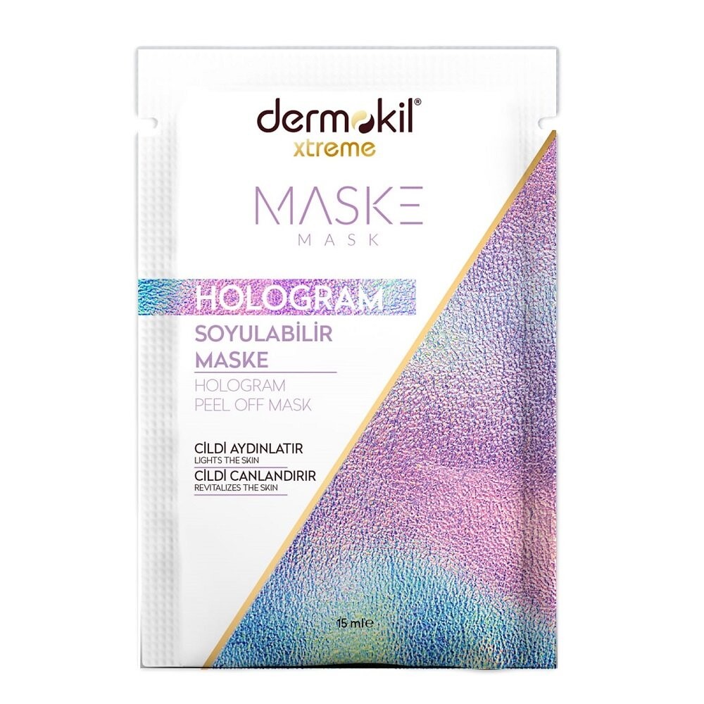 Dermokil, Hologram Peel Off Mask, Осветляющая маска для лица, 15 мл
Dermokil, Hologram Peel Off Mask, Осветляющая маска для лица, 15 мл