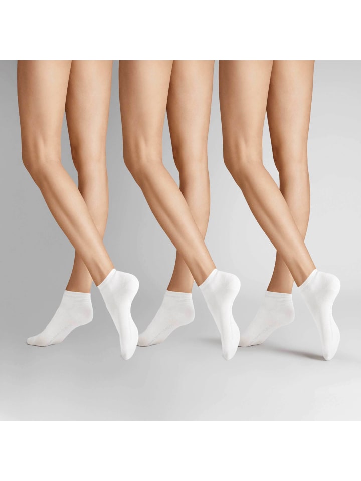 Hudson Носки для кроссовок Easy³, набор из 3 пар, белые
Hudson Носки для кроссовок Easy³, набор из 3 пар, белые