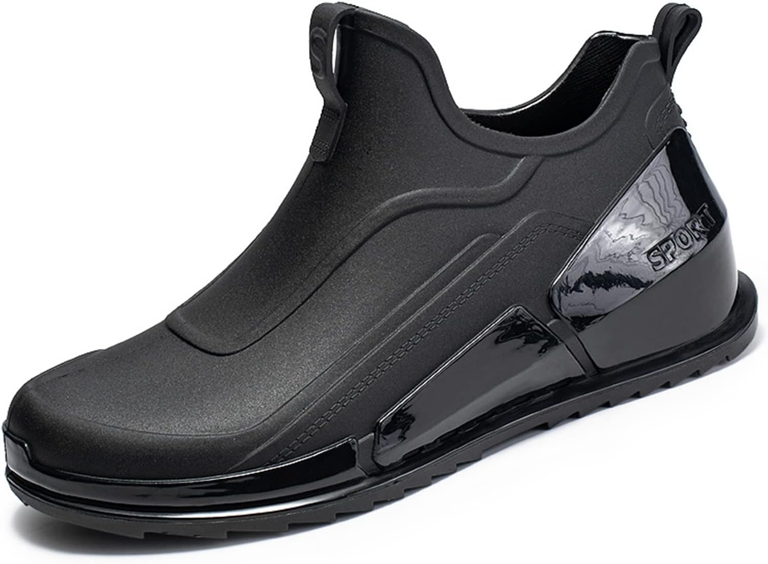 Мужские модные ботинки CHUUMEE, короткие дождевые ботинки, резиновые ботинки для сада до щиколотки, утепленные водонепроницаемые дождевые туфли, черный
Мужские модные ботинки CHUUMEE, короткие дождевые ботинки, резиновые ботинки для сада до щиколотки, утепленные водонепроницаемые дождевые туфли, черный