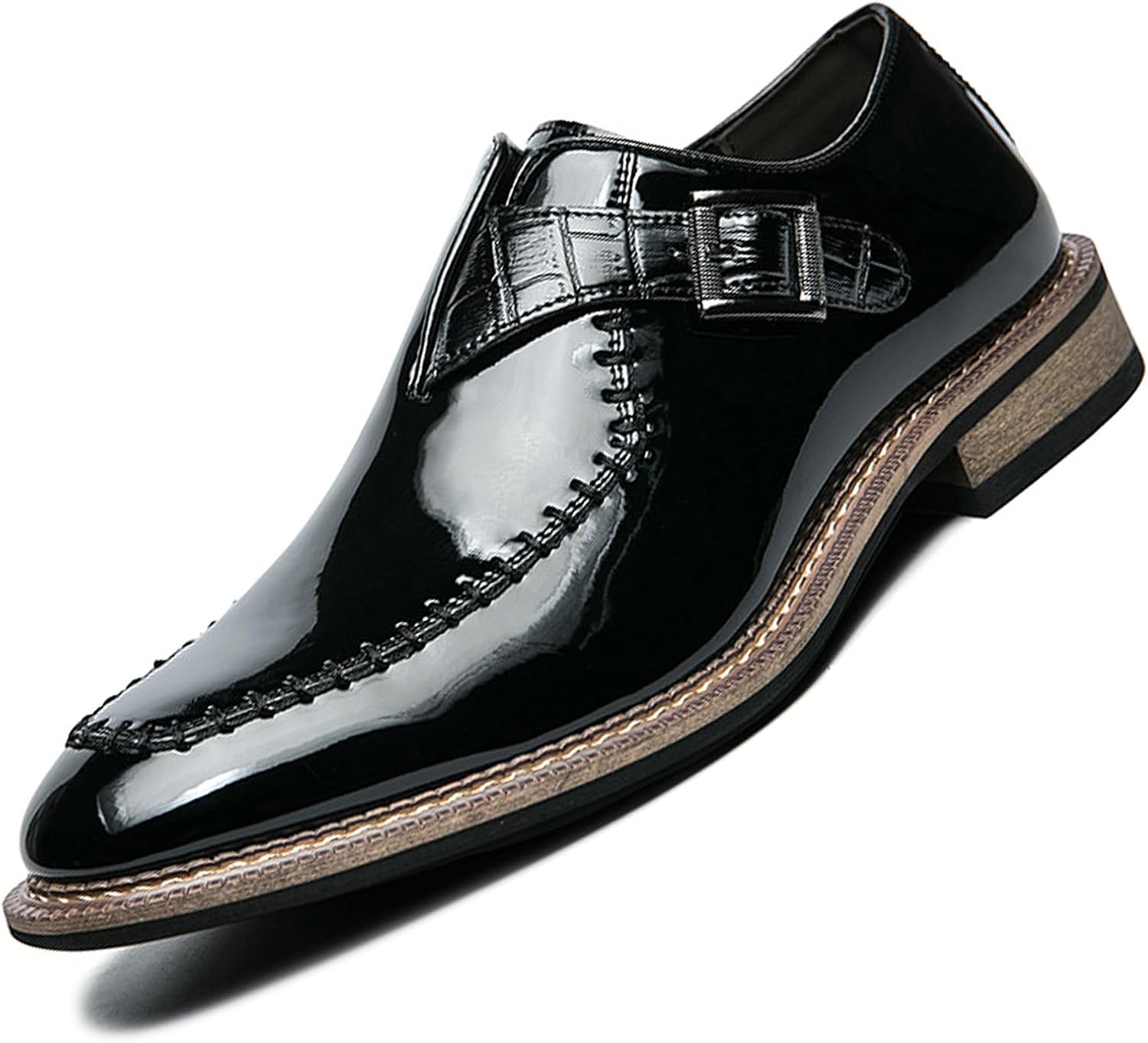 Мужские классические туфли с одной пряжкой, удобные, с нескользящей подошвой, кожаные для прогулок, деловые, для свадеб и вечеринок, лоферы на молнии Optigard, черный
Мужские классические туфли с одной пряжкой, удобные, с нескользящей подошвой, кожаные для прогулок, деловые, для свадеб и вечеринок, лоферы на молнии Optigard, черный