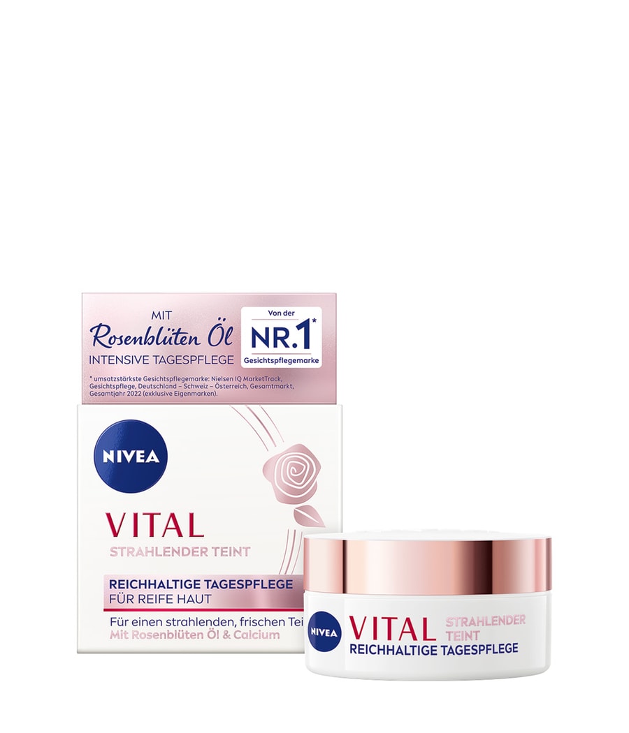 Дневной крем NIVEA VITAL Strahlender Teint Reichhaltige Tagespflege, 50 ml
Дневной крем NIVEA VITAL Strahlender Teint Reichhaltige Tagespflege, 50 ml