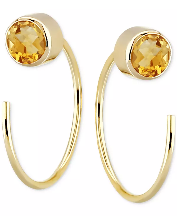 Серьги-Нити с аметистовым оправой (3/8 карата) из 14-каратного золота (также из швейцарского голубого топаза и цитрина) Macy'S, citrine
Серьги-Нити с аметистовым оправой (3/8 карата) из 14-каратного золота (также из швейцарского голубого топаза и цитрина) Macy'S, citrine