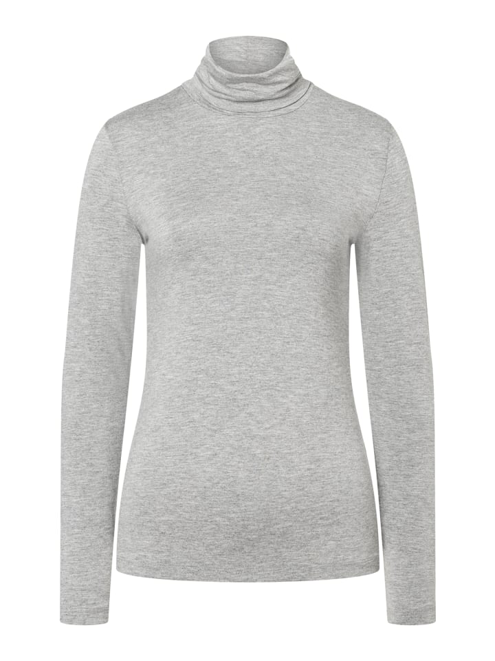 More & More Мягкая базовая водолазка серебристо-серого меланжевого цвета
More & More Мягкая базовая водолазка серебристо-серого меланжевого цвета