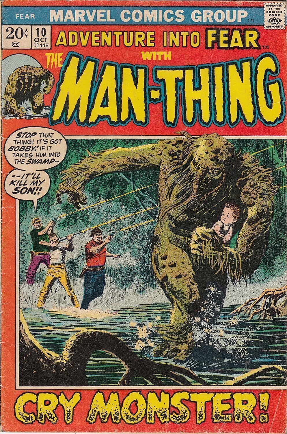 Adventure Into Fear with the Man-thing 10 (1972) (Marvel Comics)
Adventure Into Fear with the Man-thing 10 (1972) (Marvel Comics)