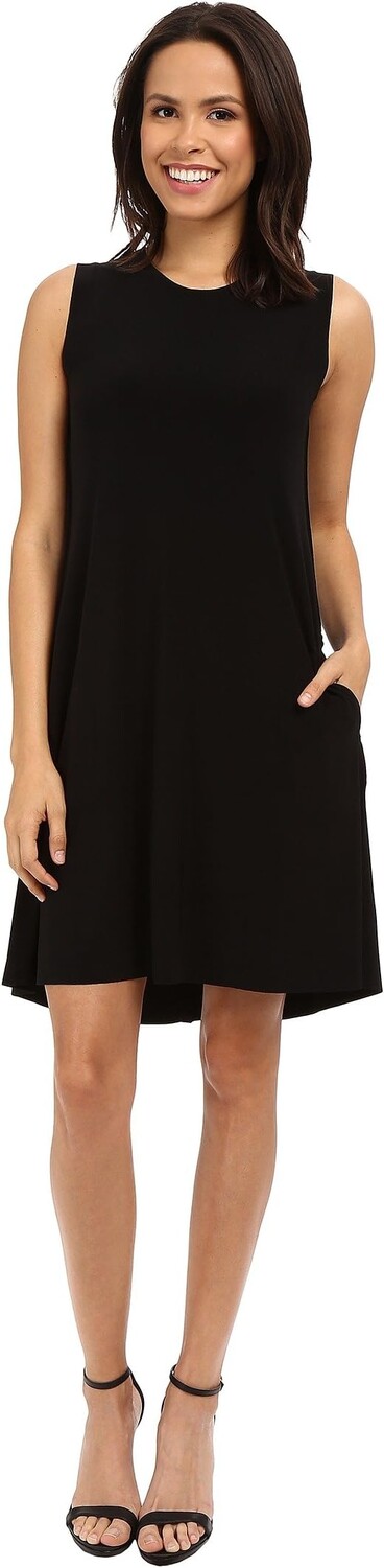 Свободное платье без рукавов Norma Kamali, черный
Свободное платье без рукавов Norma Kamali, черный