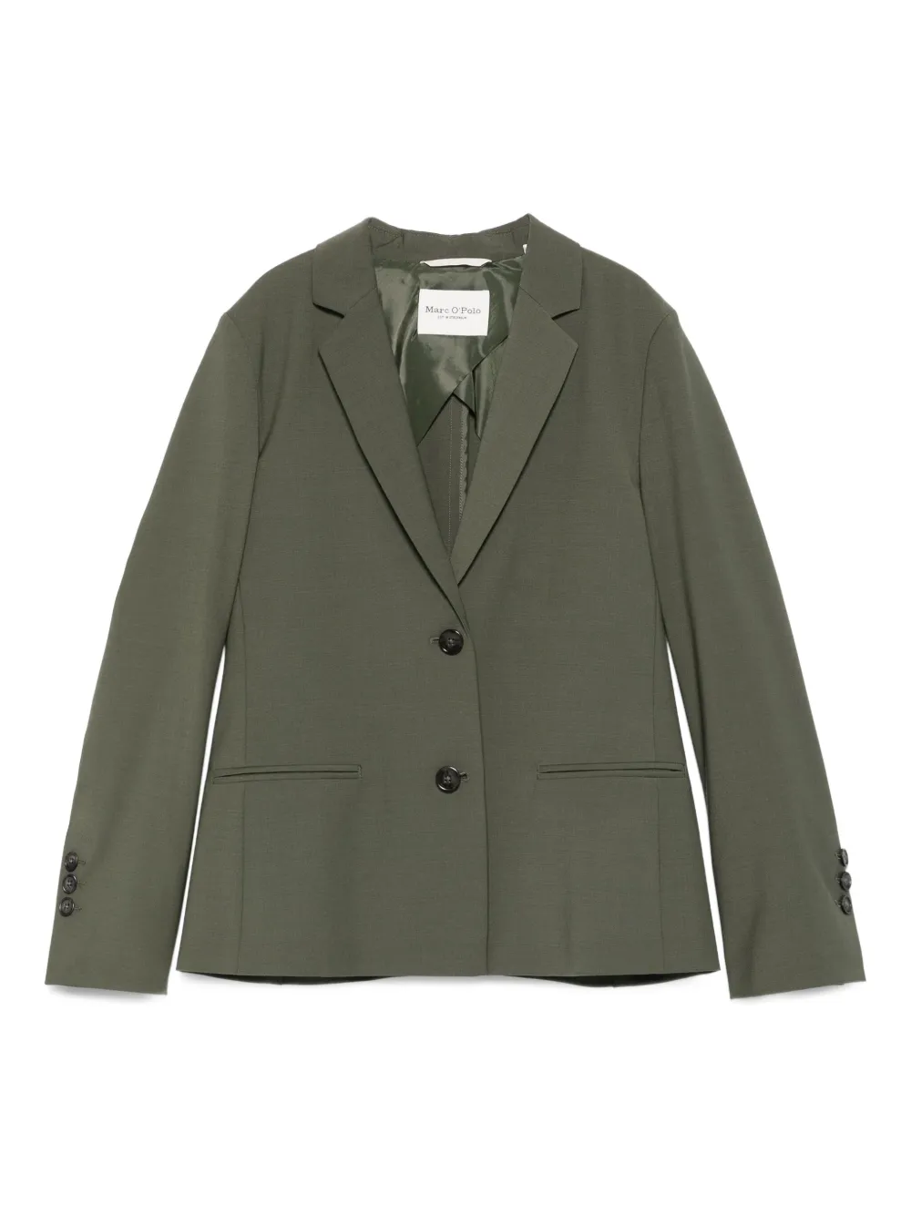 Блейзер с заостренными лацканами и застежкой на пуговицы Marc O'Polo, зеленый
Блейзер с заостренными лацканами и застежкой на пуговицы Marc O'Polo, зеленый
