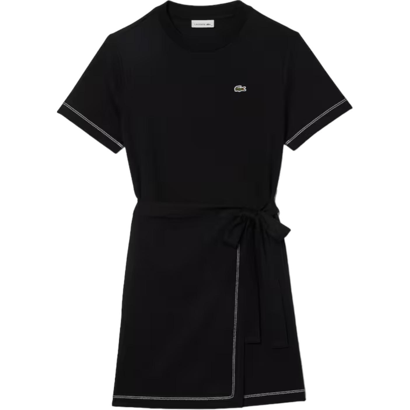 LACOSTE Женское черное платье с коротким рукавом
LACOSTE Женское черное платье с коротким рукавом