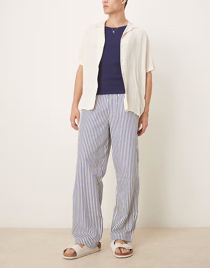 Брюки свободного кроя в морскую полоску Asos Design, мультиколор
Брюки свободного кроя в морскую полоску Asos Design, мультиколор