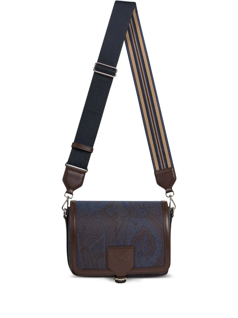 Сумка через плечо с узором пейсли и жаккардом ETRO, синий
Сумка через плечо с узором пейсли и жаккардом ETRO, синий
