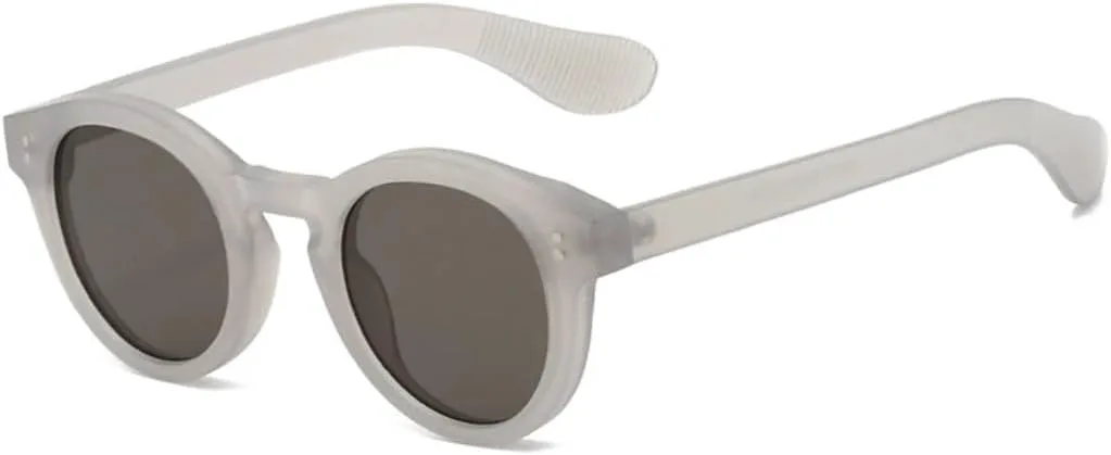 Модные круглые солнцезащитные очки-гелевые очка для женщин, защита от УФ-излучения UV400, ретро-панк, с заклепками, матовые. Мужские матовые очки UATXTAU, Grey Grey
Модные круглые солнцезащитные очки-гелевые очка для женщин, защита от УФ-излучения UV400, ретро-панк, с заклепками, матовые. Мужские матовые очки UATXTAU, Grey Grey