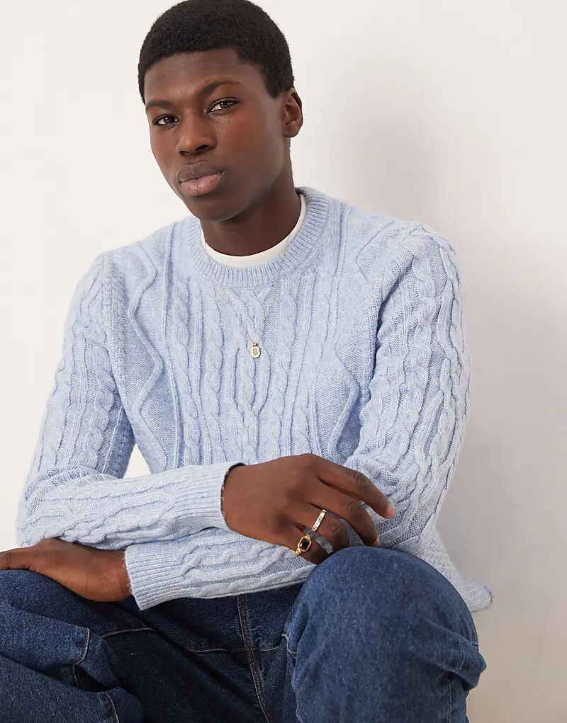 Джемпер с круглым вырезом из плотной пряжи светло-голубого цвета ASOS DESIGN
Джемпер с круглым вырезом из плотной пряжи светло-голубого цвета ASOS DESIGN