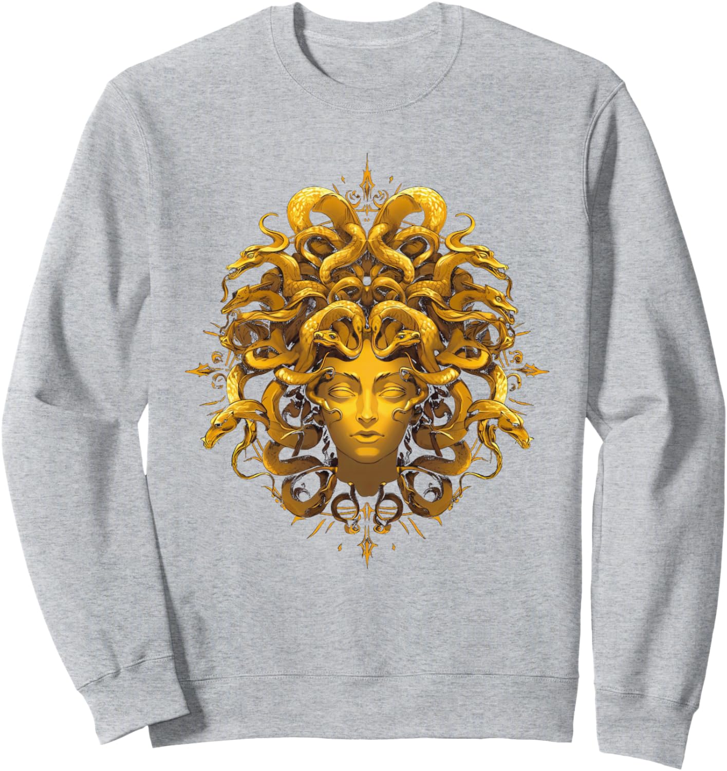 Толстовка с изображением головы Медузы из греческой мифологии и древних змеиных волос Ancient Greek Gods Designs, серый
Толстовка с изображением головы Медузы из греческой мифологии и древних змеиных волос Ancient Greek Gods Designs, серый