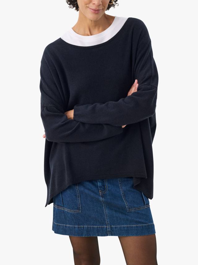 Джемпер свободного покроя tila Part Two, темно-синий
Джемпер свободного покроя tila Part Two, темно-синий