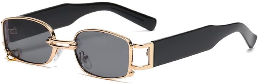 Маленькие прямоугольные панк-солнцезащитные очки для женщин, винтажное металлическое кольцо-украшение, мужские солнцезащитные очки с защитой от УФ-излучения UV400 generic, 2
Маленькие прямоугольные панк-солнцезащитные очки для женщин, винтажное металлическое кольцо-украшение, мужские солнцезащитные очки с защитой от УФ-излучения UV400 generic, 2