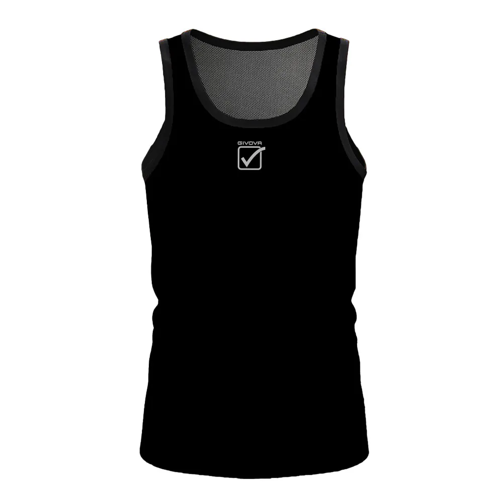 Футболка без рукавов спортивная Givova Basic, черный
Футболка без рукавов спортивная Givova Basic, черный