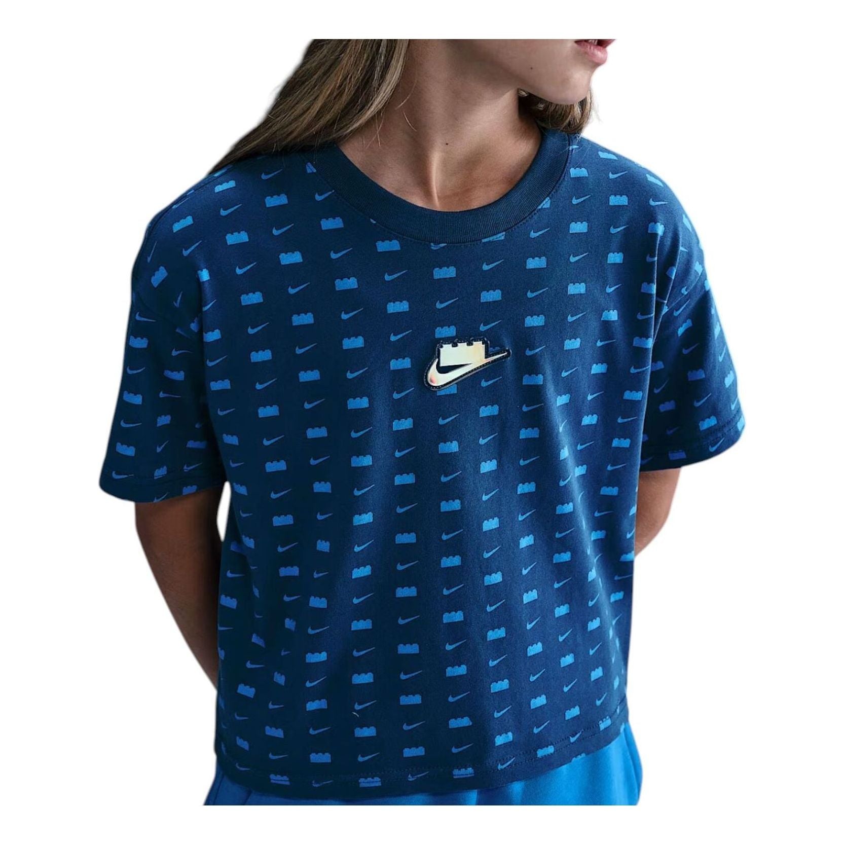 Футболка (GS) Nike x Lego Logo T-Shirt 'Brave Blue'
Футболка (GS) Nike x Lego Logo T-Shirt 'Brave Blue'