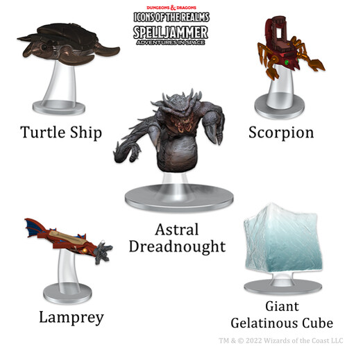 Фигурки D&D Icons Of The Realms Miniatures: Attacks From Deep Space – Ship Scale
Фигурки D&D Icons Of The Realms Miniatures: Attacks From Deep Space – Ship Scale