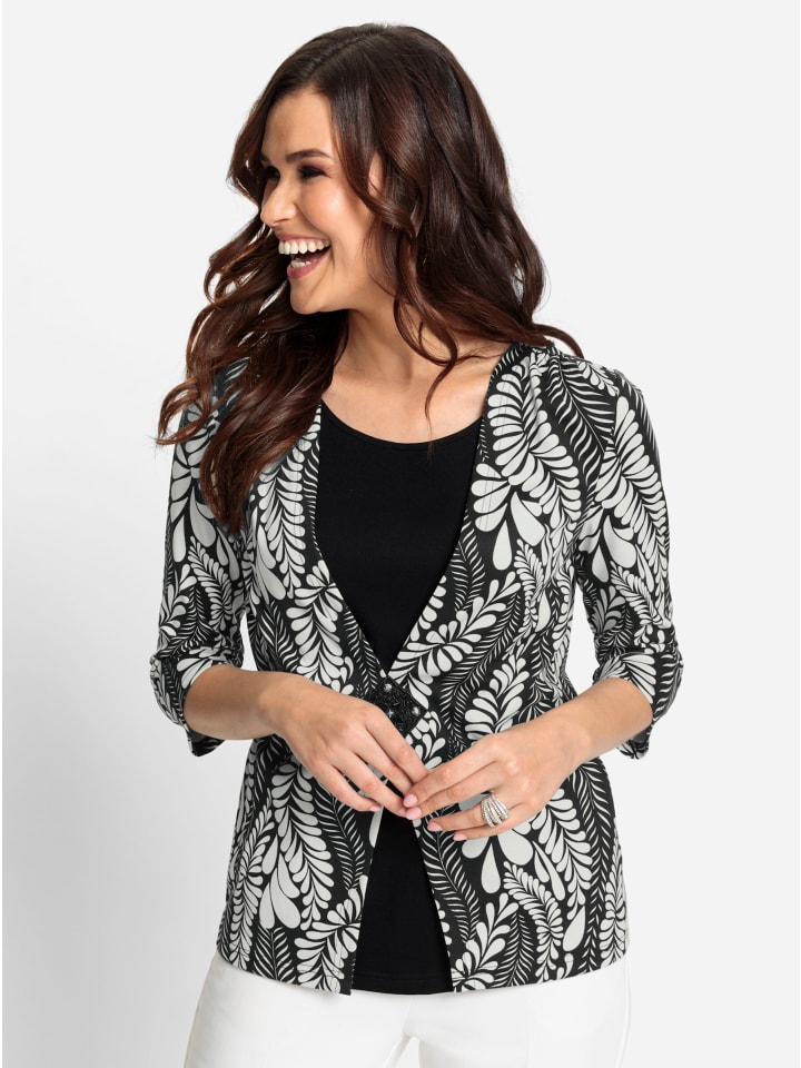 WITT WEIDEN Футболка «2 в 1» с принтом в черно-бежевых тонах, Черный, WITT WEIDEN Футболка «2 в 1» с принтом в черно-бежевых тонах
WITT WEIDEN Футболка «2 в 1» с принтом в черно-бежевых тонах, Черный, WITT WEIDEN Футболка «2 в 1» с принтом в черно-бежевых тонах