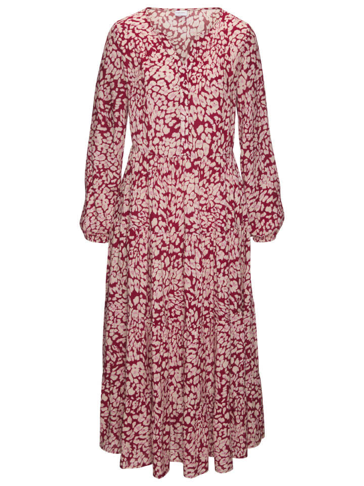 Платье макси с бордовым леопардовым принтом LASCANA
Платье макси с бордовым леопардовым принтом LASCANA
