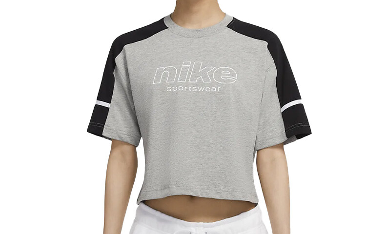 Футболка женская темно-серая Nike
Футболка женская темно-серая Nike