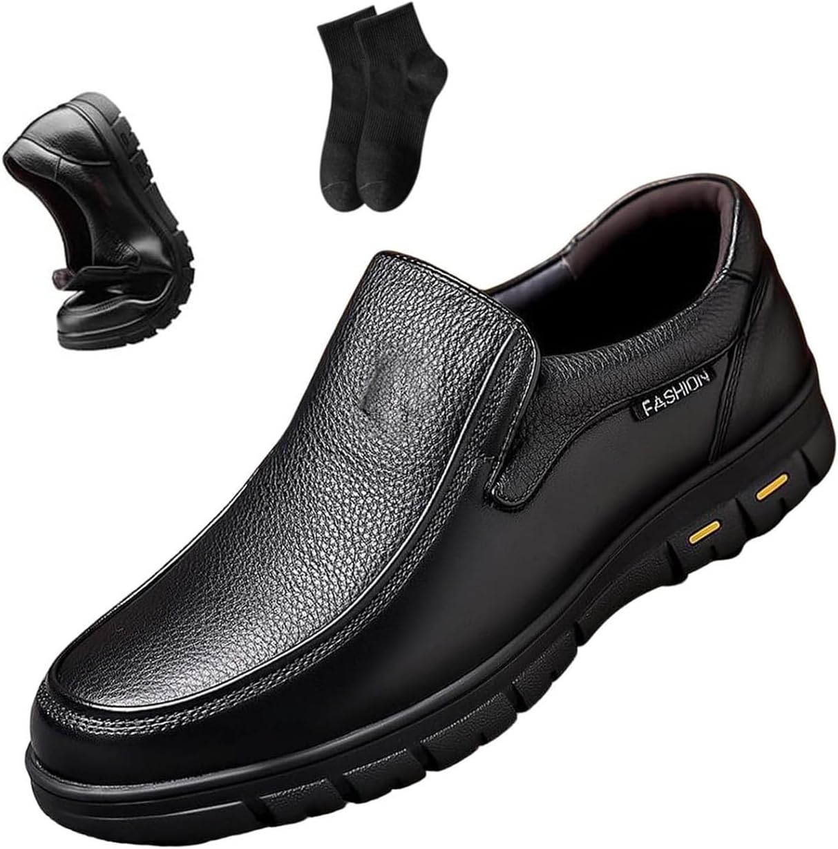 Мужские модные кожаные лоферы без шнурков, повседневные мужские лоферы, удобные мягкие классические мокасины на каждый день для прогулок, работы в офисе и на улице Noworfewer, черный
Мужские модные кожаные лоферы без шнурков, повседневные мужские лоферы, удобные мягкие классические мокасины на каждый день для прогулок, работы в офисе и на улице Noworfewer, черный