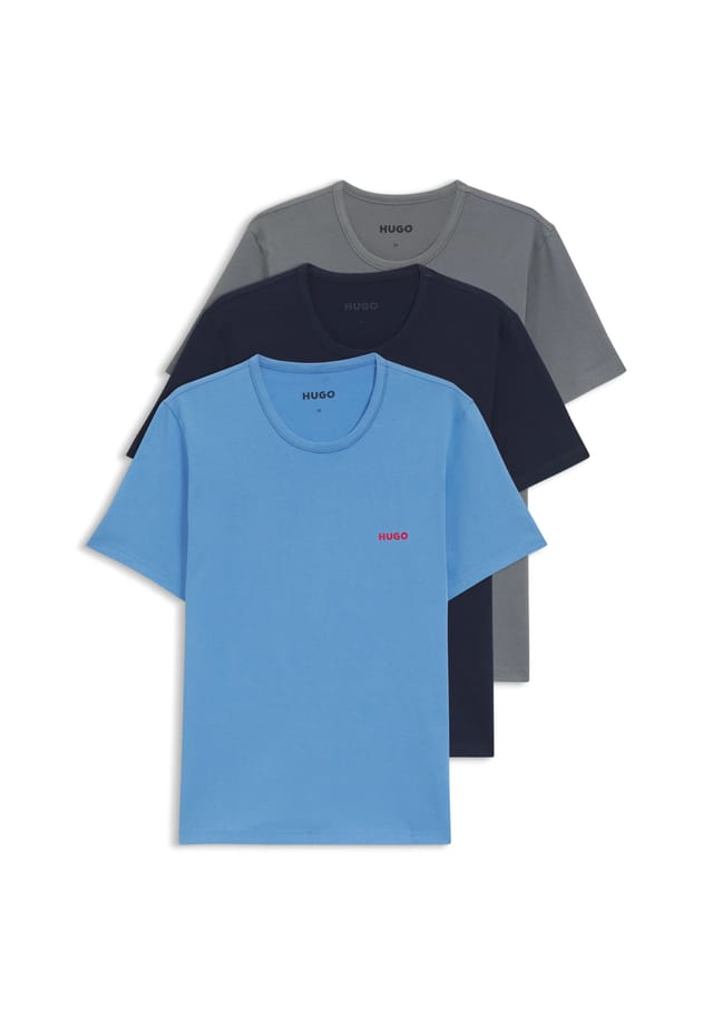 Футболка в упаковке 3 шт. - круглая горловина короткий рукав логотип хлопок однотонная Hugo, мультиколор
Футболка в упаковке 3 шт. - круглая горловина короткий рукав логотип хлопок однотонная Hugo, мультиколор