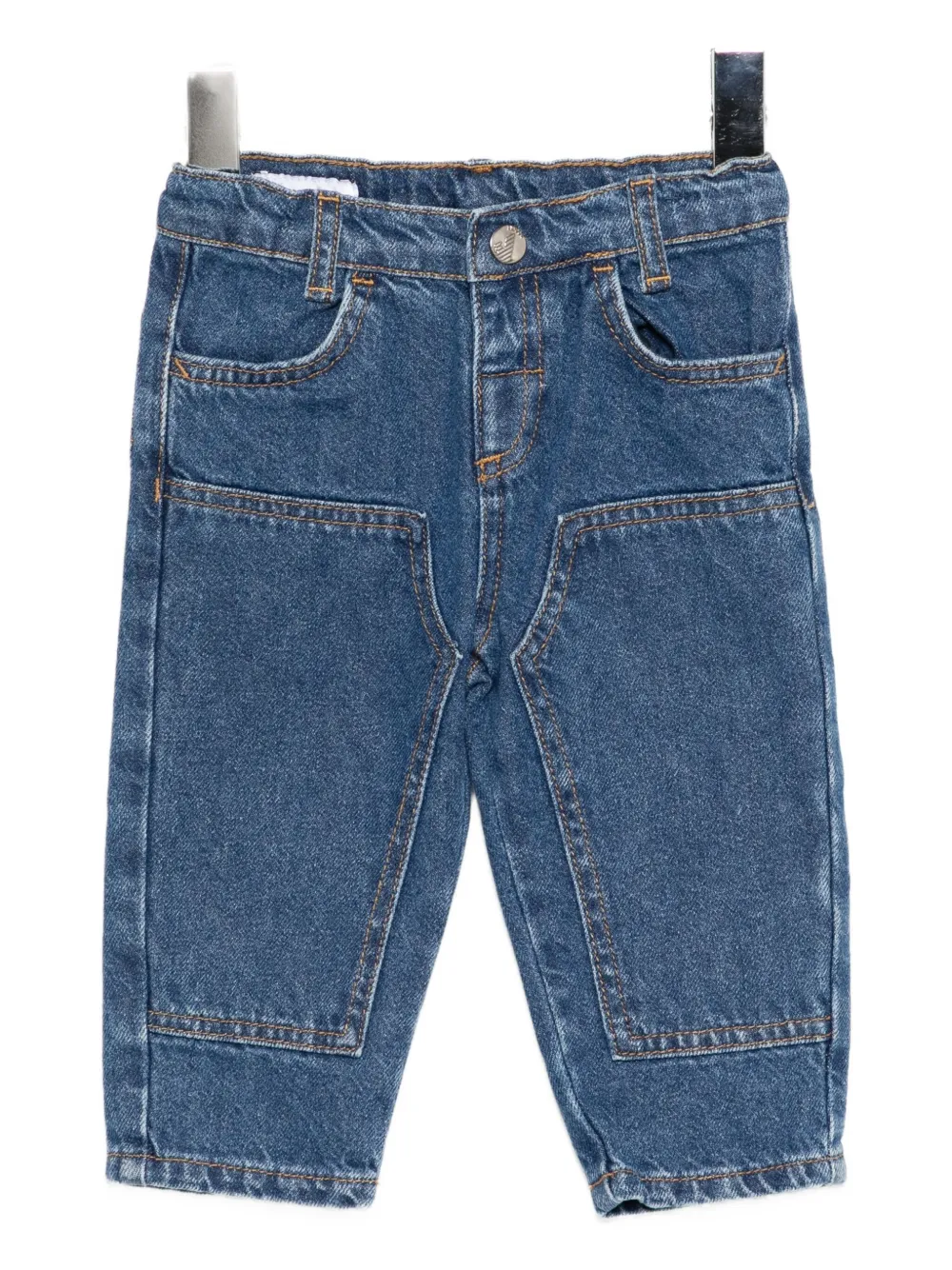 Джинсы с нашивкой-логотипом Emporio Armani Kids, синий
Джинсы с нашивкой-логотипом Emporio Armani Kids, синий