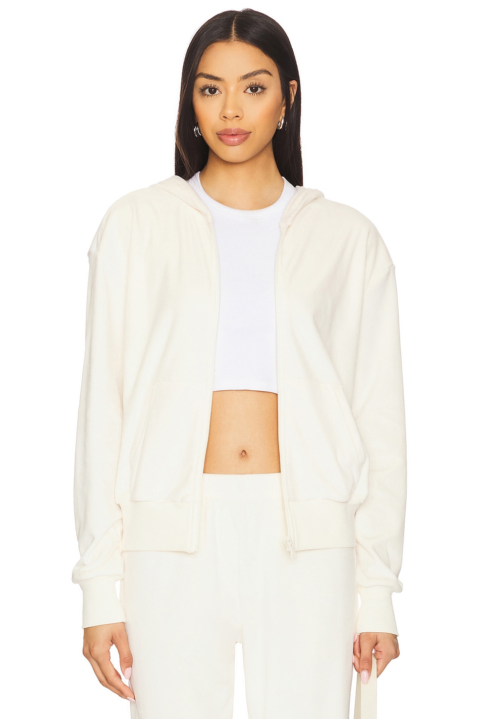 Толстовка на молнии из велюра Rhys Splits59, creme
Толстовка на молнии из велюра Rhys Splits59, creme