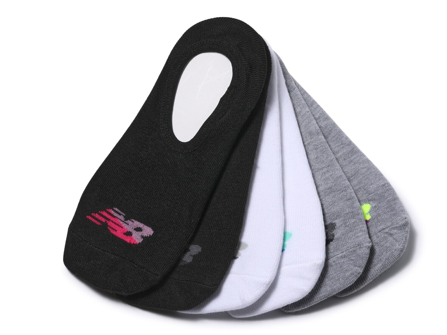 Комплект из 6 пар носков New Balance с логотипом, черный/белый/серый
Комплект из 6 пар носков New Balance с логотипом, черный/белый/серый