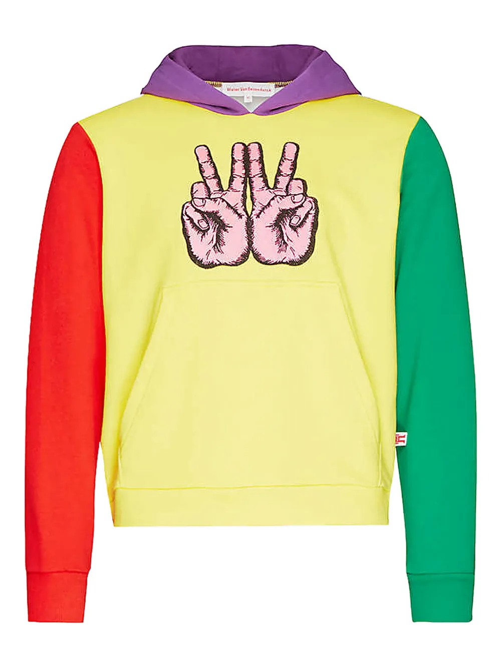 Худи W-Peace Walter Van Beirendonck, желтый
Худи W-Peace Walter Van Beirendonck, желтый