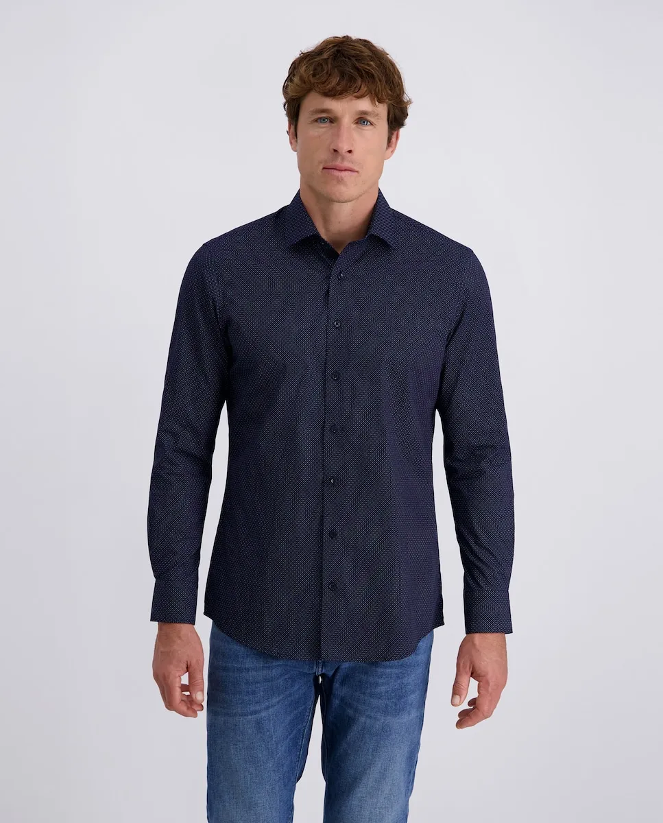 Мужская рубашка Popelin Modern fit M/L с микроузорчатым принтом синего цвета Pierre Cardin
Мужская рубашка Popelin Modern fit M/L с микроузорчатым принтом синего цвета Pierre Cardin