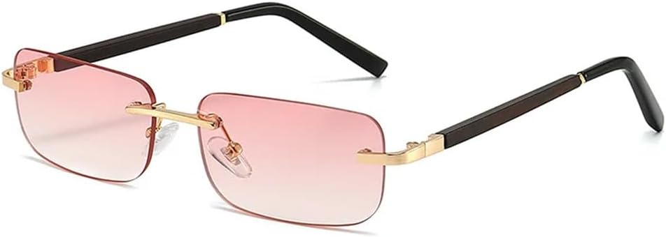 Солнцезащитные очки без оправы для женщин и мужчин, ретро-очки прямоугольной формы, защита от УФ-излучения UV400, очки для вождения, солнцезащитные очки с градиентным переходом цвета без оправы KTUCN, Pink
Солнцезащитные очки без оправы для женщин и мужчин, ретро-очки прямоугольной формы, защита от УФ-излучения UV400, очки для вождения, солнцезащитные очки с градиентным переходом цвета без оправы KTUCN, Pink