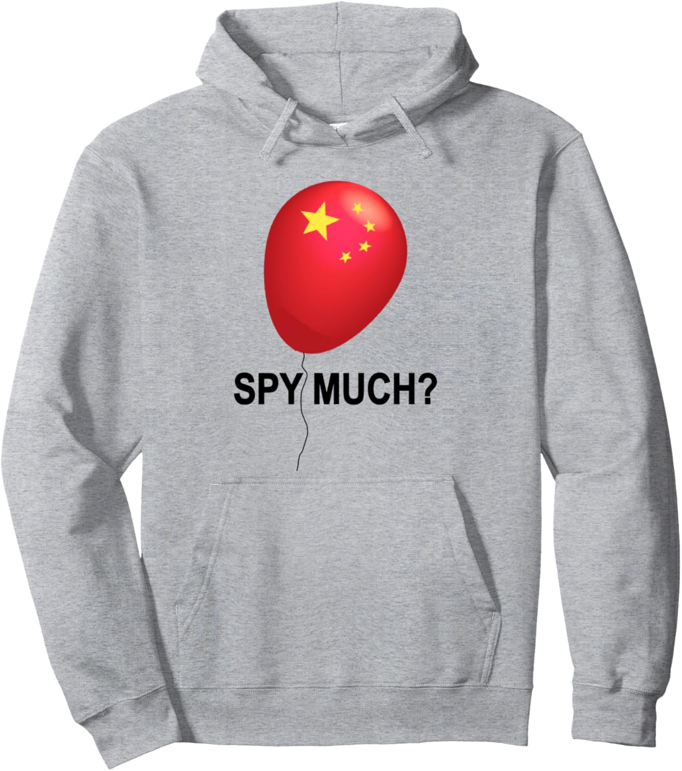 Худи с изображением китайского шпионского воздушного шара Chinese Spy Balloon Apparel Co, серый
Худи с изображением китайского шпионского воздушного шара Chinese Spy Balloon Apparel Co, серый
