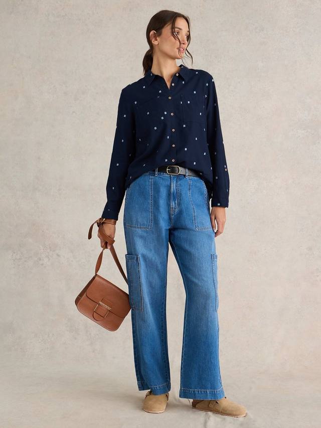 Софи органический хлопок рубашка с принтом в виде сердечек White Stuff, темно-синий
Софи органический хлопок рубашка с принтом в виде сердечек White Stuff, темно-синий