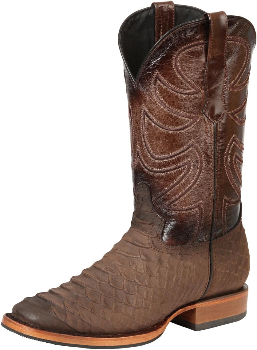 Мужские ковбойские сапоги General Mens из искусственного питона - коричневые Generic
Мужские ковбойские сапоги General Mens из искусственного питона - коричневые Generic