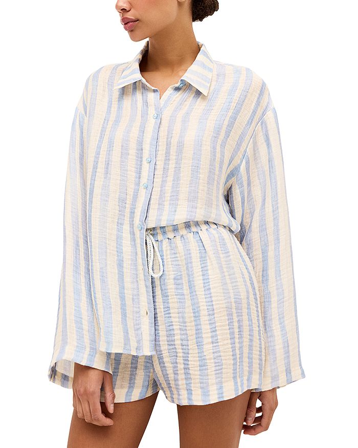 Нико Полосатая Пляжная Рубашка Marie Oliver, синий
Нико Полосатая Пляжная Рубашка Marie Oliver, синий